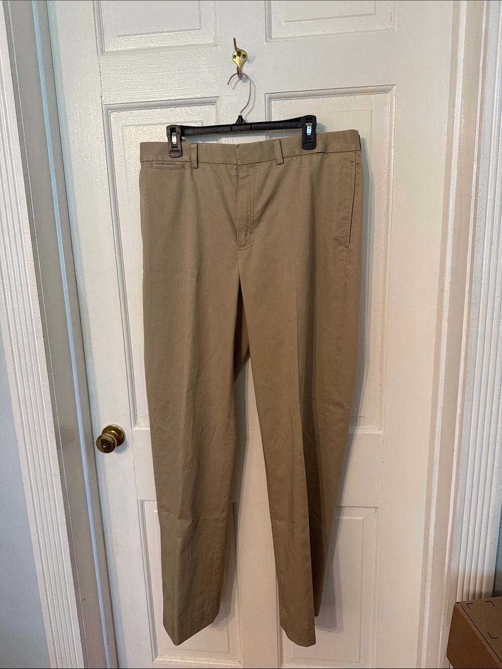 L.L. Bean Men's Khaki Straight-Leg Chinos